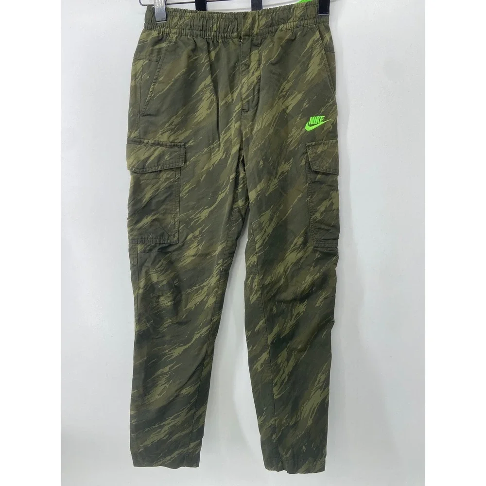 Nike Pants Mens Small Green Tiger Camo Cargo Gorpcore Tactical Utility
